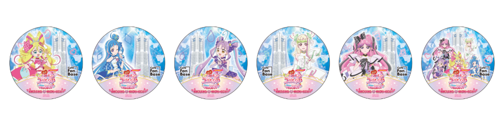 ランドマーク Cafe Fan Base ホログラム缶バッジ キュアズキューン ランドマーク Cafe Fan Base ホログラム缶バッジ キュア